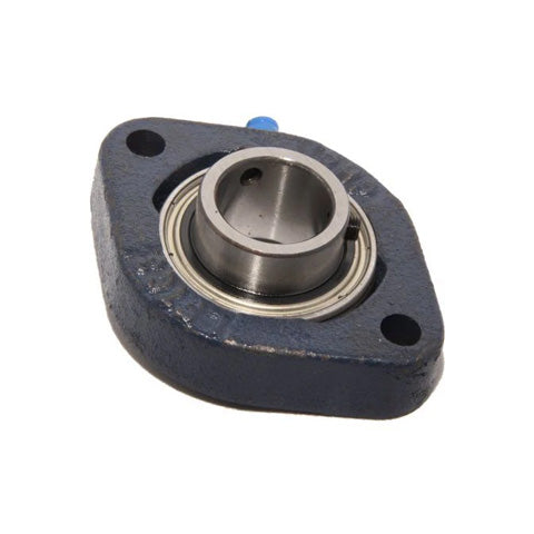 RHP LFTC1-7/16 Two Bolt Oval Cast Iron Flange Housing Bearing 1-7/16 inch Bore