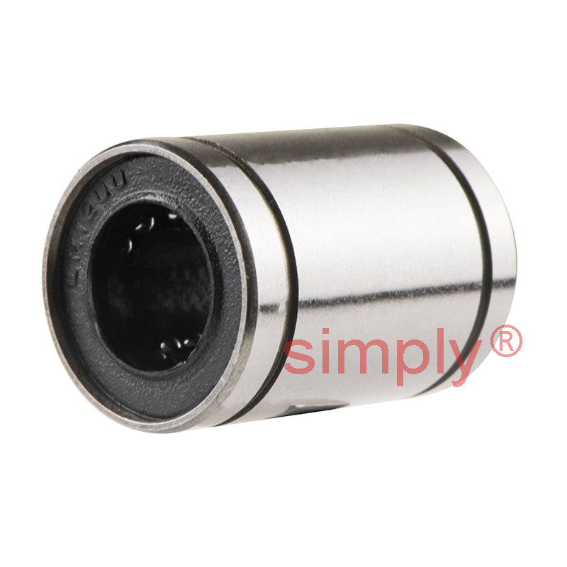 LM12UU Closed Linear Ball Bushing with Rubber Seals 12x21x30mm