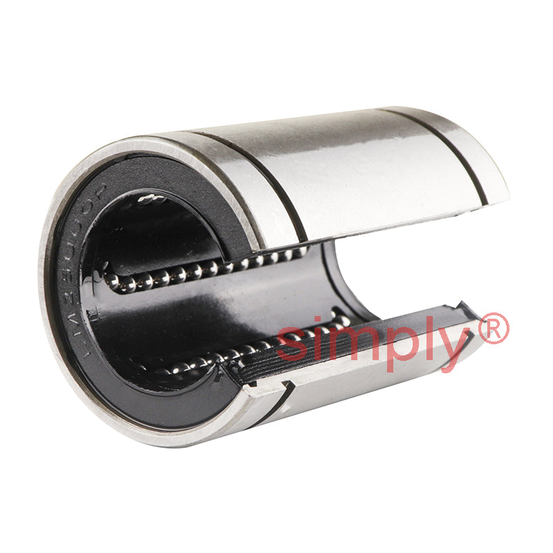 LM25UUOP Open Linear Ball Bushing with Rubber Seals 25x40x59mm