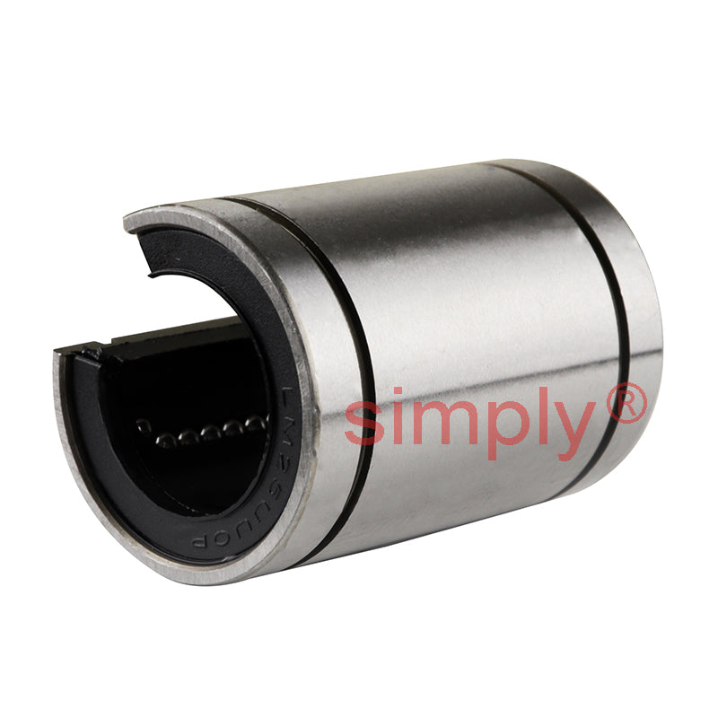 LME25UUOP Open Linear Ball Bushing with Rubber Seals 25x40x58mm