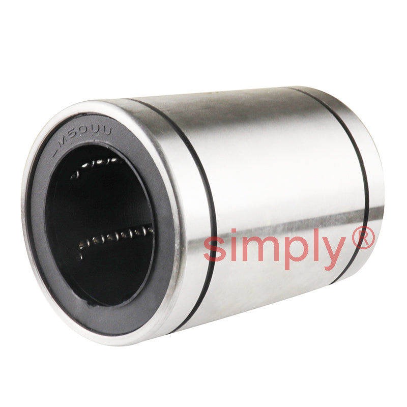 LME50UU Closed Linear Ball Bushing with Rubber Seals 50x75x100mm