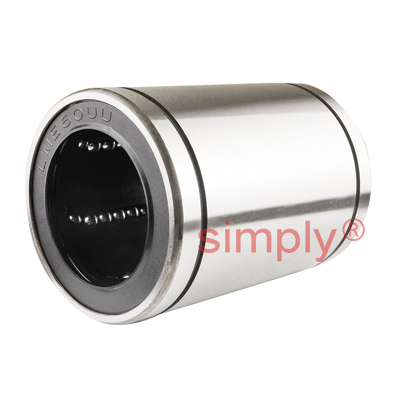 LME60UU Closed Linear Ball Bushing with Rubber Seals 60x90x125mm