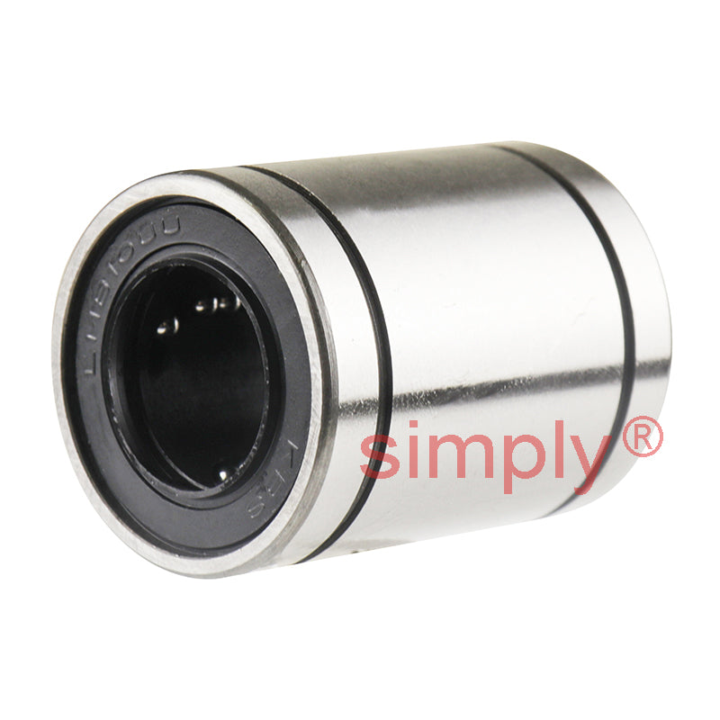 LMB10UU Imperial Closed Linear Ball Bushing with Rubber Seals 0.625x1.125x1.5 inch