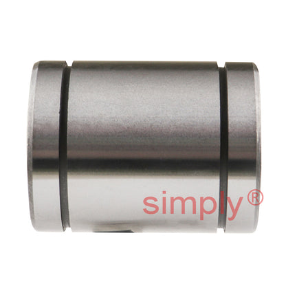LMB12UU Imperial Closed Linear Ball Bushing with Rubber Seals 0.75x1.25x1.625 inch