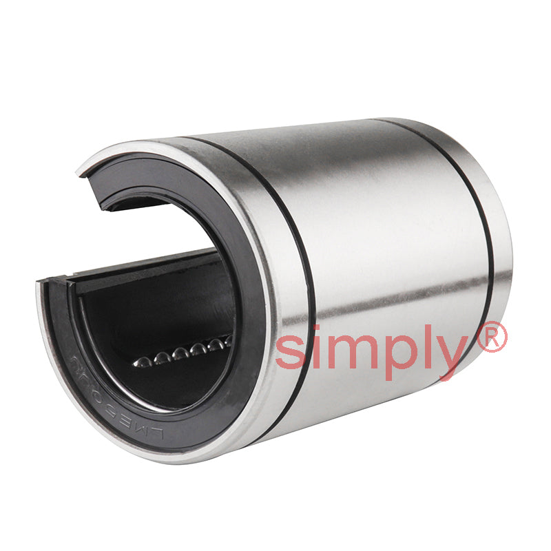 LME50UUOP Open Linear Ball Bushing with Rubber Seals 50x75x100mm