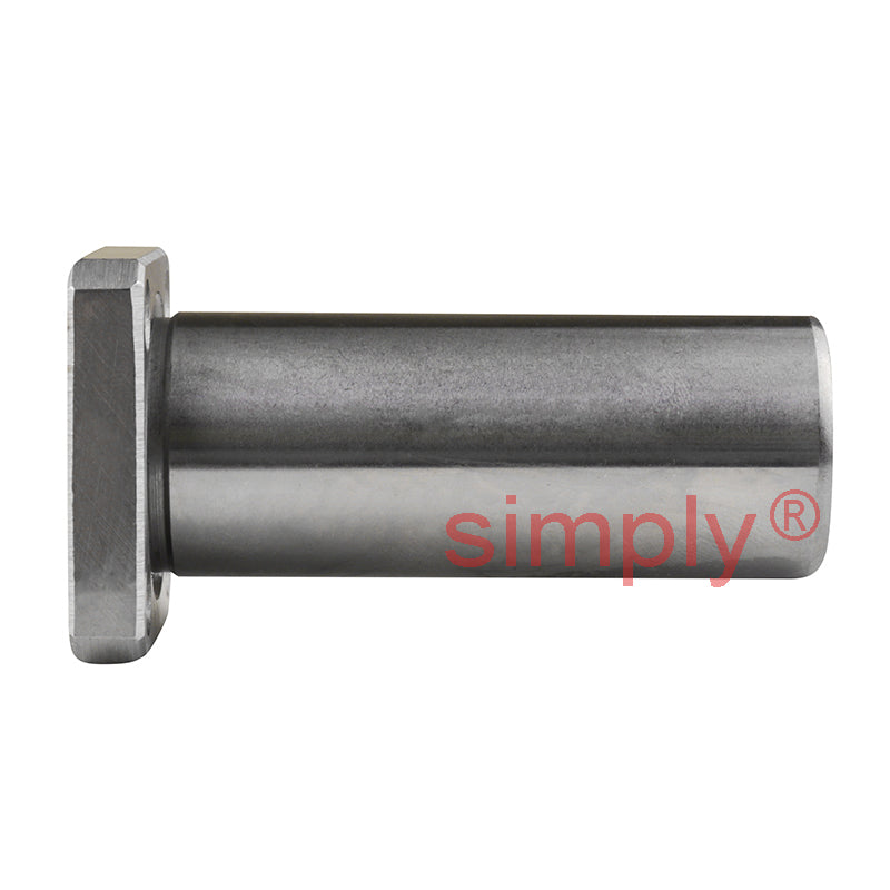 LMEK12LUU Long Square Flanged Linear Ball Bushing with Rubber Seals and Resin Retainer 12x22x57mm