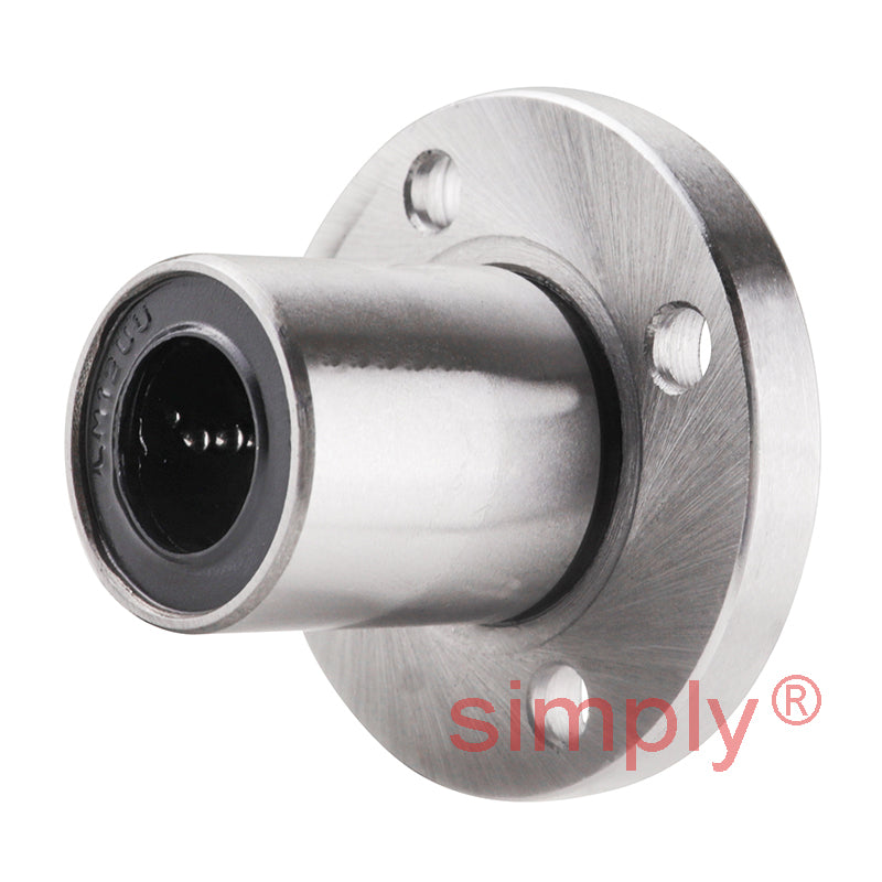 LMF12UU Metric Round Flanged Linear Ball Bushing 12x21x30mm