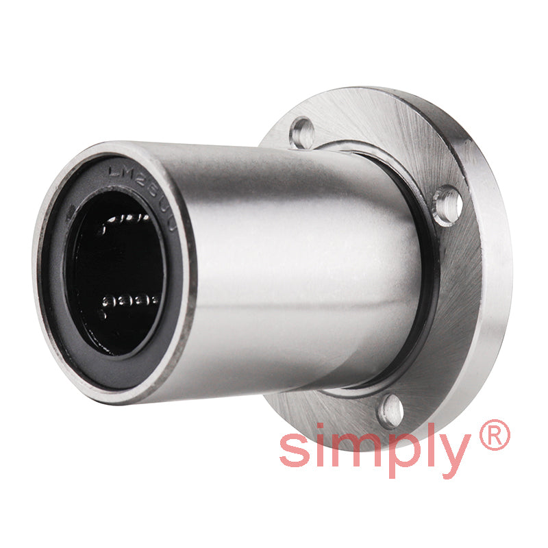 LMF25UU Metric Round Flanged Linear Ball Bushing 25x40x59mm