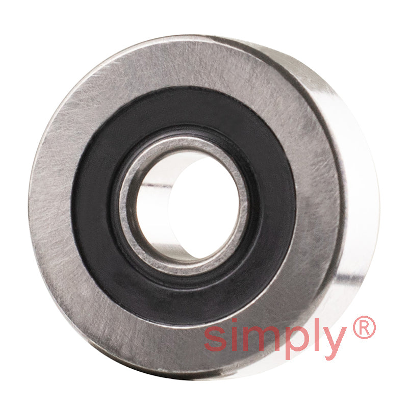 INA LR6052RSR Rubber Sealed Track Roller with Crowned Outer Race 5x16x5mm