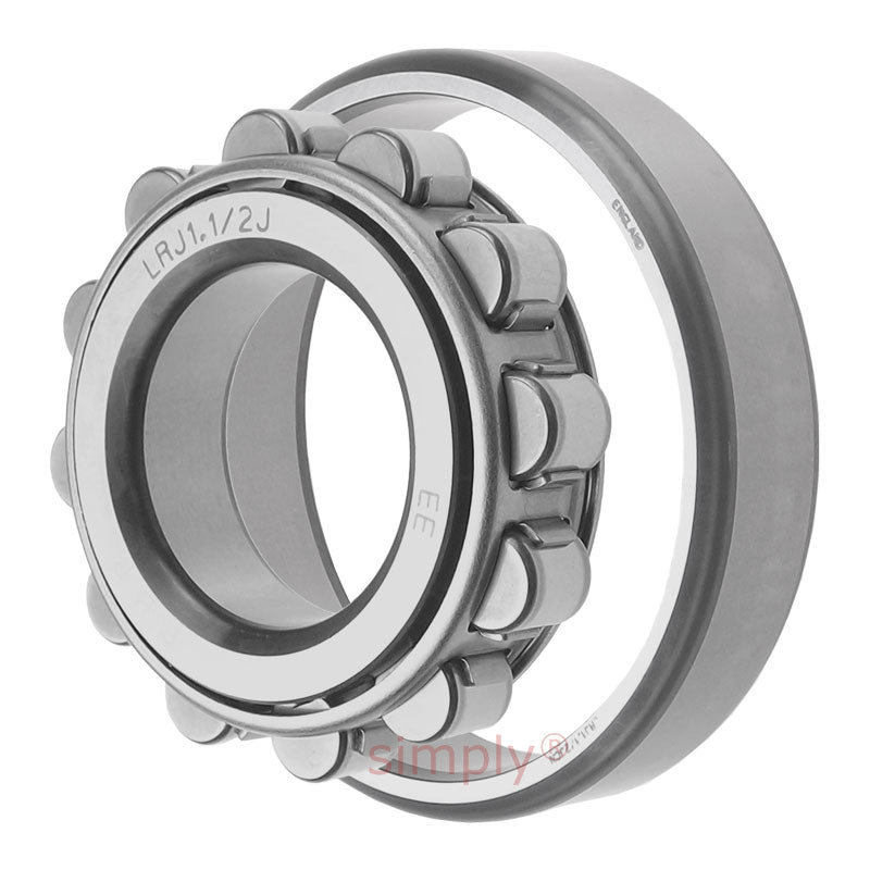Major Branded LRJ1-1/2 Cylindrical Roller Bearing 1-1/2x3-1/4x3/4 inch