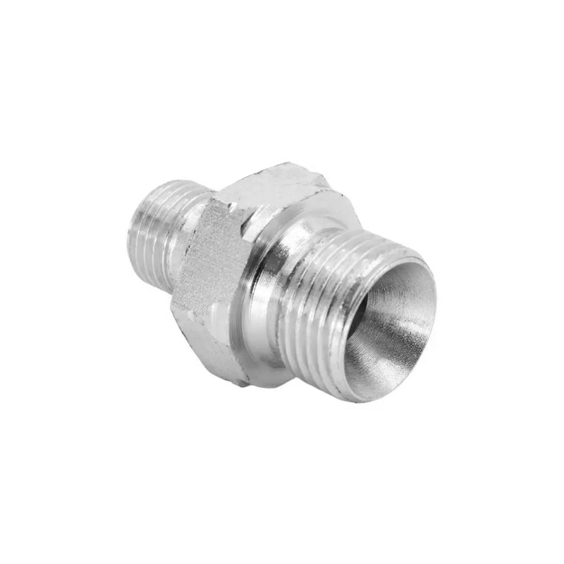 FLEXEQUIP 3/8 inch BSP Male to 3/8 inch BSP Male Hydraulic Adaptor - Allow 2-3 Days