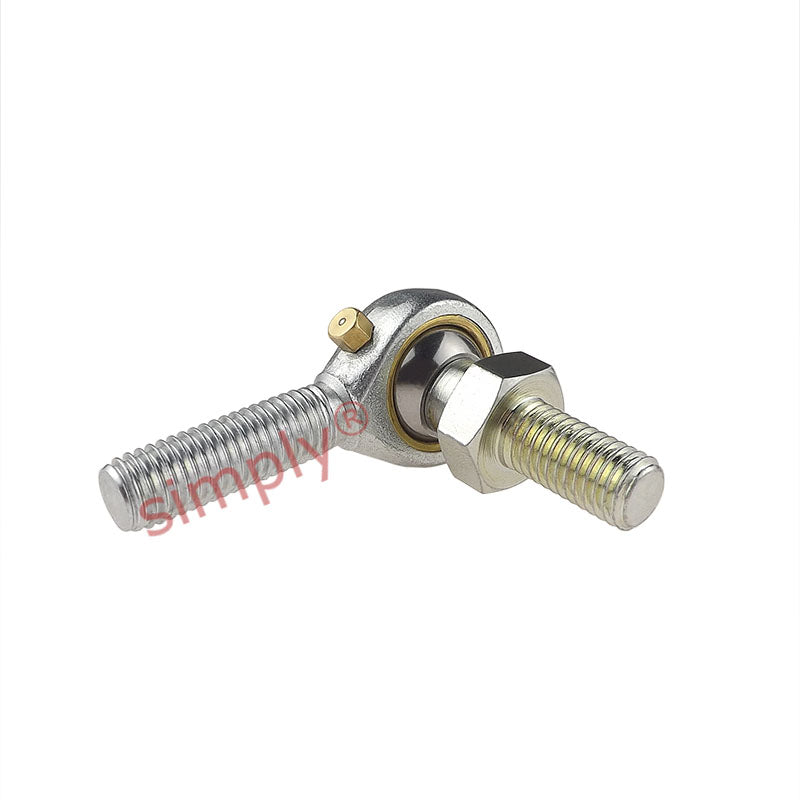 Dunlop MBL-03S Left Hand Imperial Steel / Bronze Lined Maintenance Required Studded Male Rod End 3/16 UNF Thread - Allow 2-3 Days