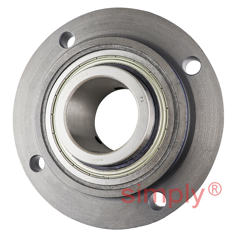 RHP MFC2-1/4 Four Bolt Round Cast Iron Flanged Bearing Unit and 2-1/4 inch Insert