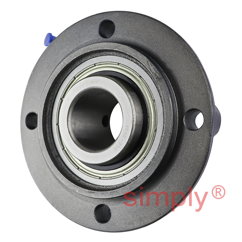 RHP MFC35 Four Bolt Round Cast Iron Flanged Bearing Unit and 35mm Insert