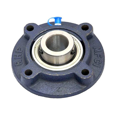 RHP 1/MFC3-15/16 Four Bolt Round Cast Iron Flanged Bearing Unit and 3-15/16 inch Insert