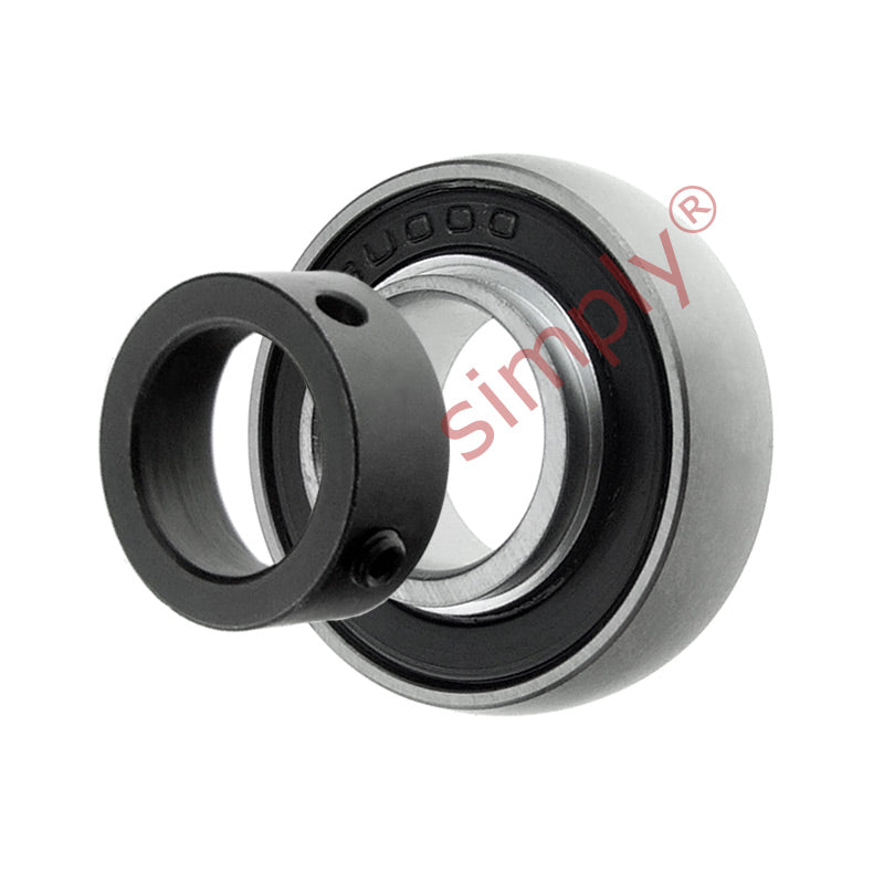 U003 Metric Eccentric Collar Type Bearing Insert with 17mm Bore 35mm Outside Dia
