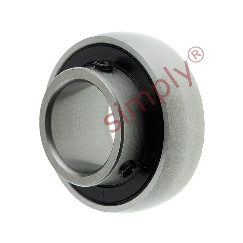 SK006 Stainless Steel Metric Grub Screw Type Bearing Insert with 30mm Bore 55mm Outside Dia