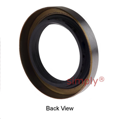 15x26x7mm Metal Cased Nitrile Rubber Double Lip Rotary Shaft Oil Seal R6 Type