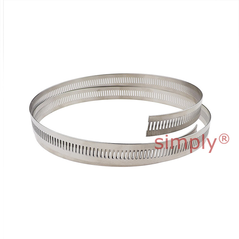 10m Roll - JCS MTJB10 316 Stainless Steel Multi-Torque Banding with 16mm Width