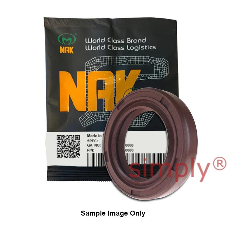 NAK 16x22x3mm FKM Rubber Single Lip Rotary Shaft Oil Seal VC