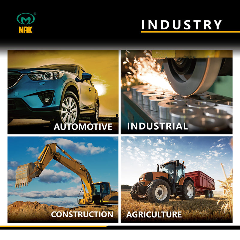 NAK 1.25x1.686x0.25 inch Nitrile Rubber Single Lip Rotary Shaft Oil Seal with Garter Spring SC