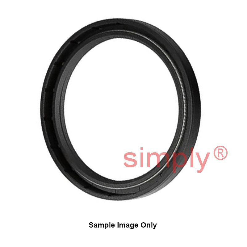 NAK 2.125x3.25x0.375 inch Nitrile Rubber Double Lip Rotary Shaft Oil Seal with Garter Spring TC