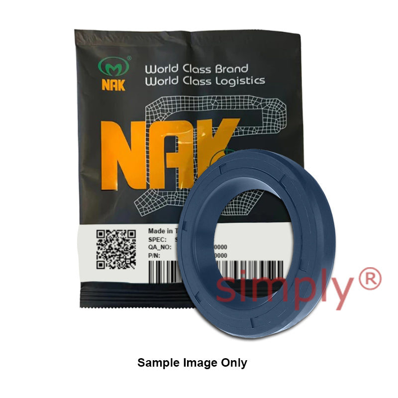 NAK 40x67x6mm HIGH PRESSURE Blue Nitrile Rubber Double Lip Rotary Shaft Oil Seal with Garter Spring TCN1