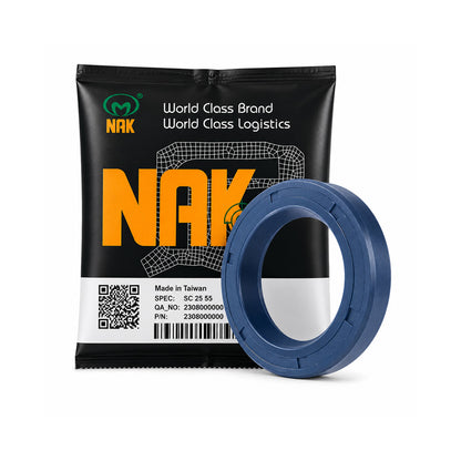 NAK 100x120x12/12.5mm HIGH PRESSURE Blue Nitrile Rubber Double Lip Rotary Shaft Oil Seal with Extra Internal Sealing Profile with Garter Spring TCN11 - Allow 7-10 Days