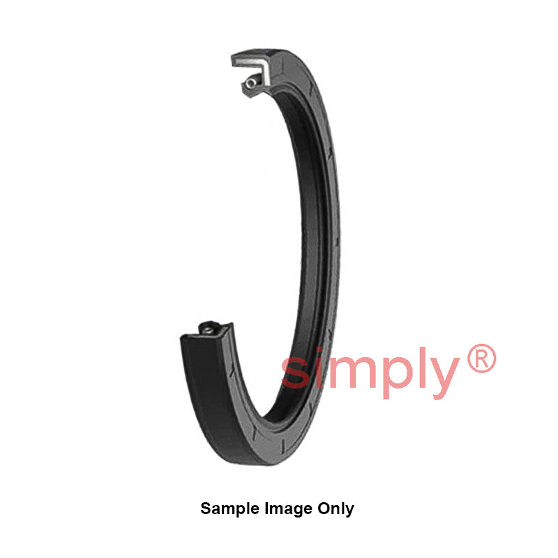 NAK 3.5x5.25x0.5 inch Nitrile Rubber Double Lip Rotary Shaft Oil Seal with Garter Spring TC