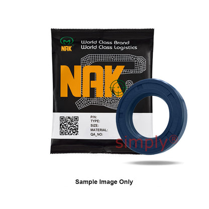 NAK 35x52x7mm Blue Nitrile Rubber Single Lip Rotary Shaft Oil Seal with Garter Spring SC - Allow 7-10 Days