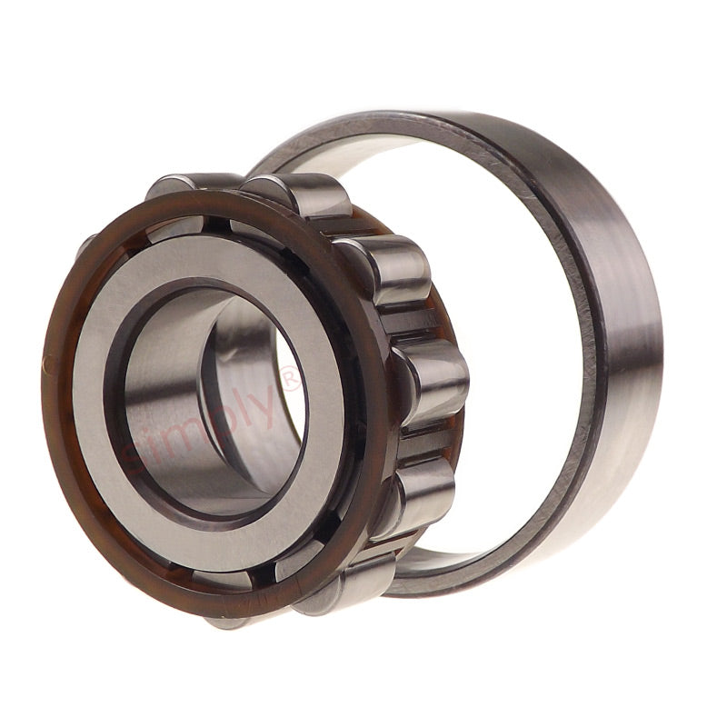 SKF N321ECPC3 Single Row Cylindrical Roller Bearing with Polyamide Cage 105x225x49mm
