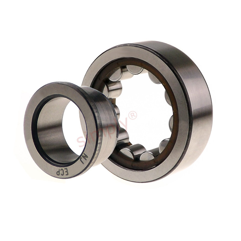 SKF NJ319ECPC3 Single Row Cylindrical Roller Bearing with Polyamide Cage 95x200x45mm