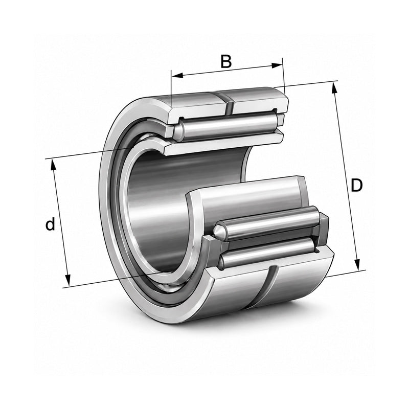 INA NKI17/16 Machined Needle Roller Bearing 17x29x16mm - Allow 1-2 Days - Contact Us For Faster Delivery