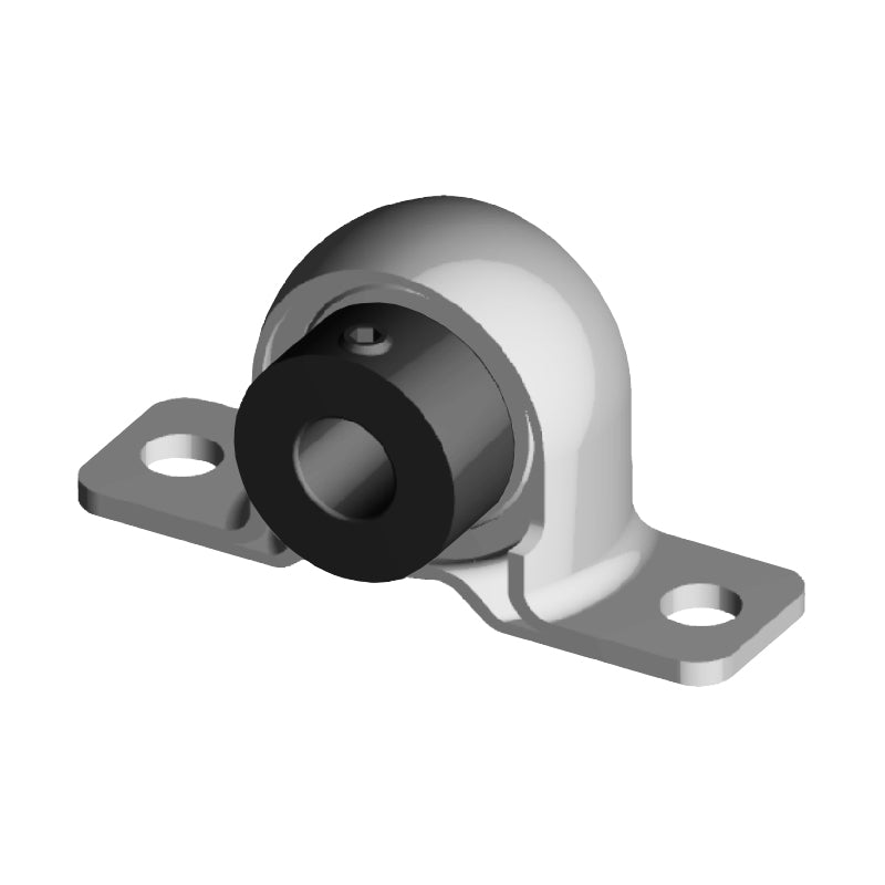 NTN AELPP206-104W3 Imperial Pressed Steel Two Bolt Plummer Block Housing with 1-1/4 inch Eccentric Collar Insert - Allow 2-3 Days
