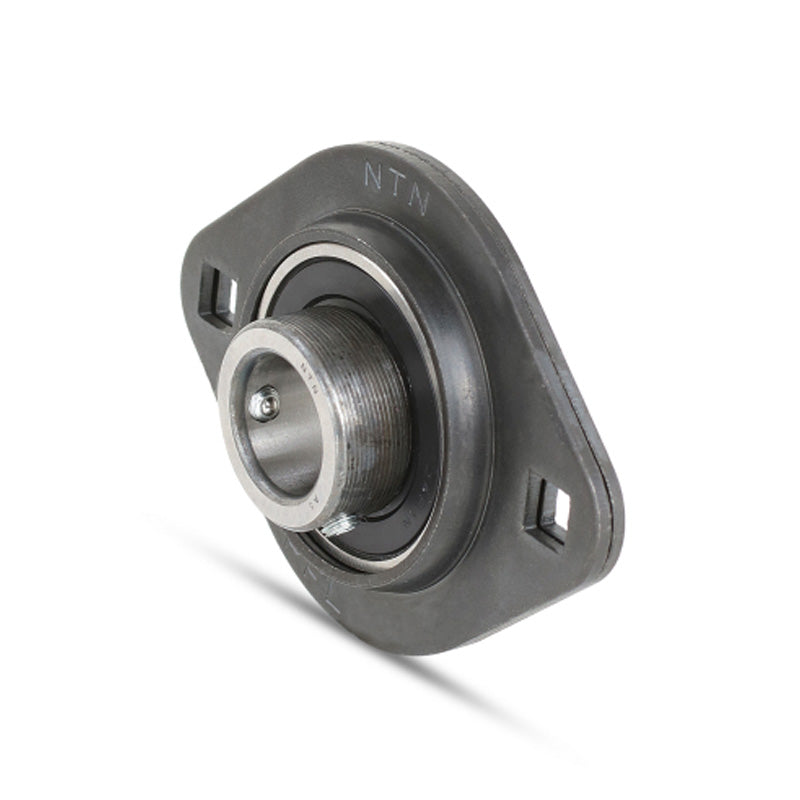 NTN ASPFL205-015 Oval 2 Bolt Pressed Steel Bearing Housing with 15/16 inch Insert - Allow 2-3 Days