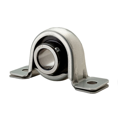 NTN M-ASPP206 Metric Pressed Steel Two Bolt Plummer Block Housing with 30mm Insert - Allow 2-3 Days