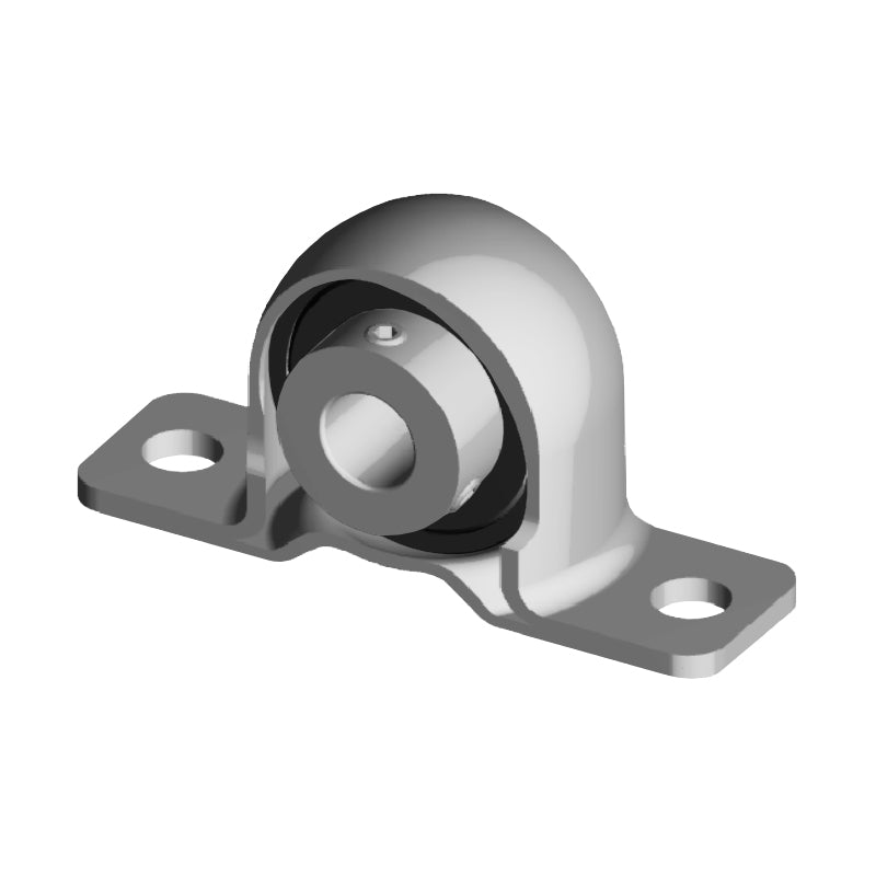 NTN M-ASPP206 Metric Pressed Steel Two Bolt Plummer Block Housing with 30mm Insert - Allow 2-3 Days