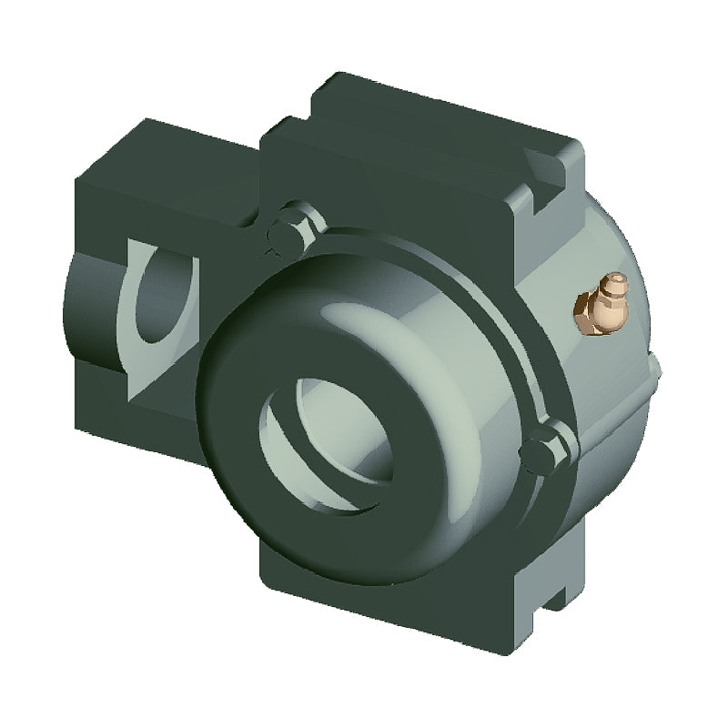 NTN C-UCTX09D1 Metric Cast Iron Take Up Unit with 45mm Bore Bearing Unit with Cast Iron Cover - Open Version - Allow 2-3 Days