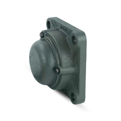 NTN CM-UKFX16AD1/HA2316 Imperial Four Bolt Square Cast Iron Housing with Cast Iron Cover - Closed Version - Insert and Adaptor Sleeve Fits 2-11/16 inch Shaft - Allow 2-3 Days