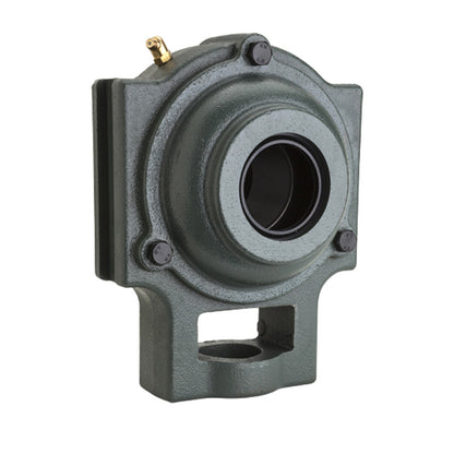 NTN CM-UKT317ED1/HE2317X Imperial Cast Iron Take Up Unit with Cast Iron Cover - Closed Version - Insert and Adaptor Sleeve Fits 3 inch Shaft - Allow 2-3 Days