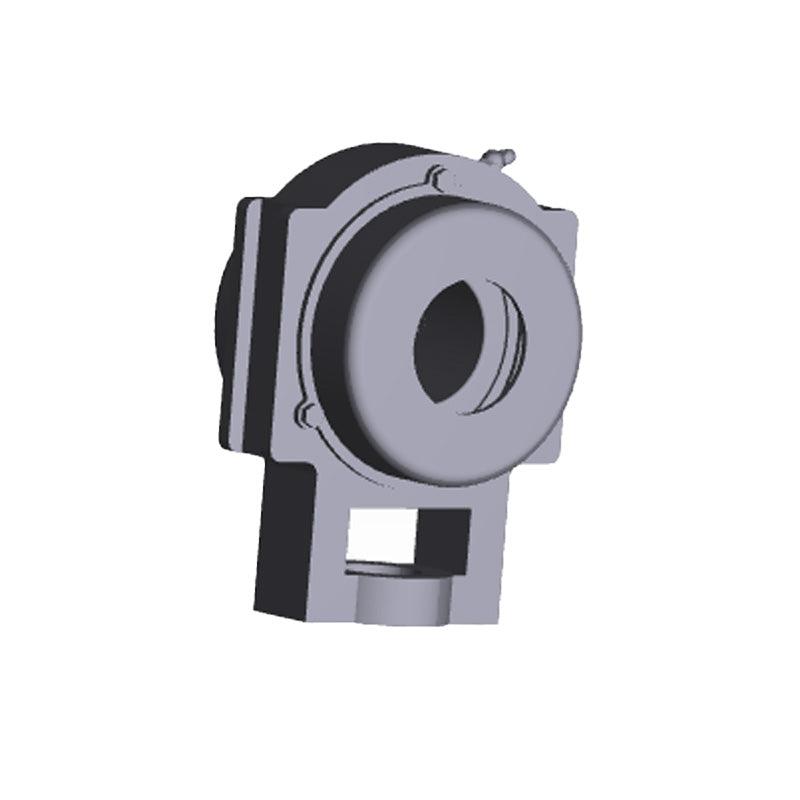 NTN S-UCT207-105D1 Imperial Cast Iron Take Up Unit with 1-5/16 inch Bore Bearing Unit with Steel Plate Cover - Open Version - Allow 2-3 Days