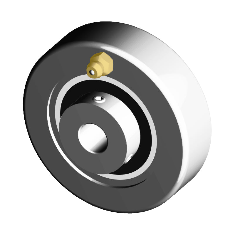 NTN M-UCC207D1 Metric Cast Iron Cartridge Unit with 35mm Bore Insert 90mm Outside Dia - Allow 2-3 Days