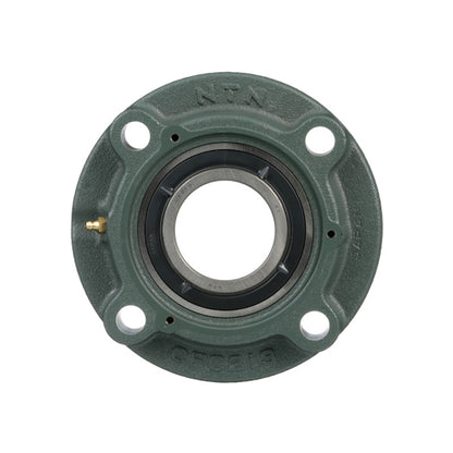 NTN UCFCX13D1 Metric Four Bolt Cast Iron Round Flanged Housing with 65mm Insert - Allow 2-3 Days