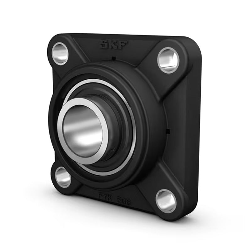 NTN UCFG211D1 Metric Four Bolt Square Steel Flange Housing with 55mm Bore Insert - Allow 2-3 Days