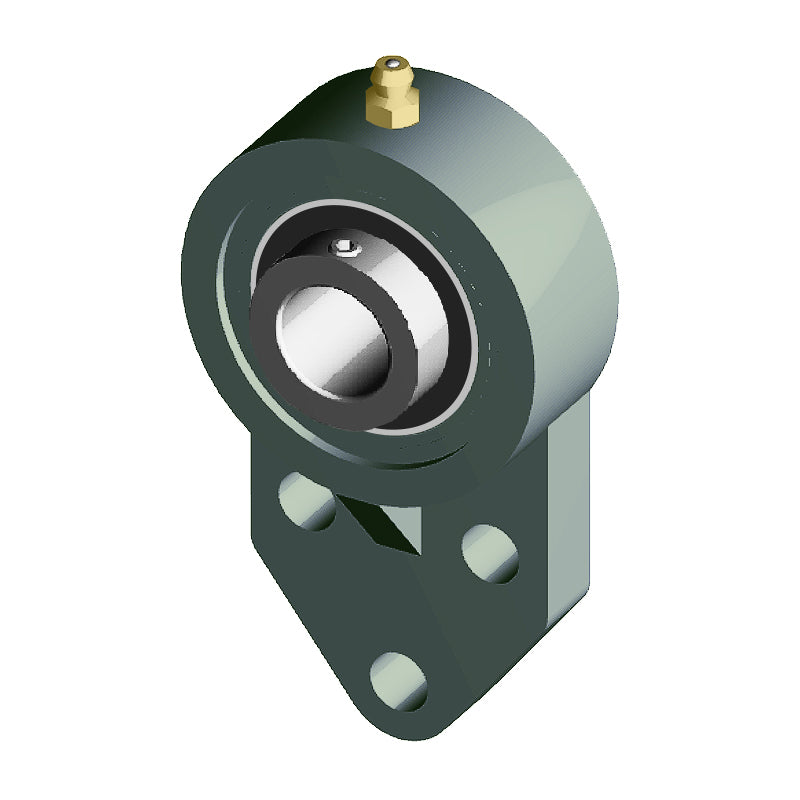 NTN UCFH207D1 Metric 3 Bolt Cast Iron Bracket Flange Bearing 35mm Bore - Allow 2-3 Days