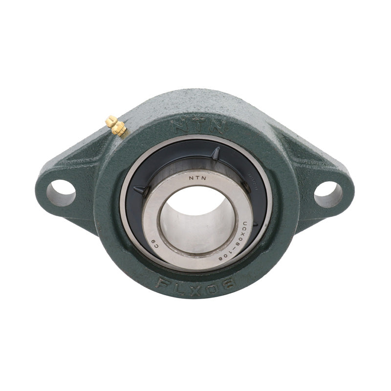 NTN UCFL305-015D1 Imperial Two Bolt Oval Cast Iron Flange Housing with 15/16 inch Bore Insert - Allow 2-3 Days