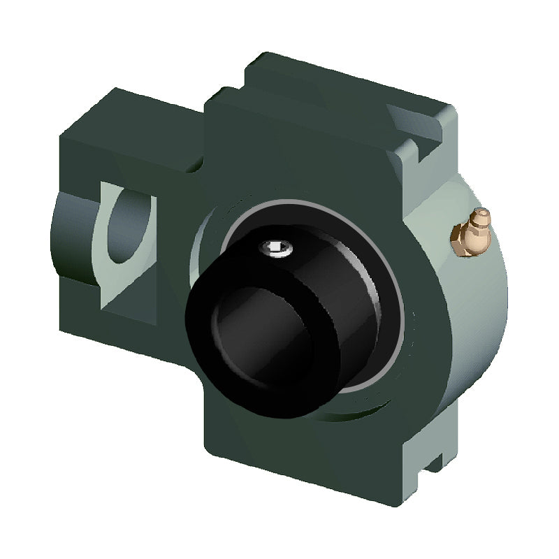 NTN UELT212D1 Metric Cast Iron Take Up Unit with 60mm Bore Eccentric Collar Insert - Allow 2-3 Days