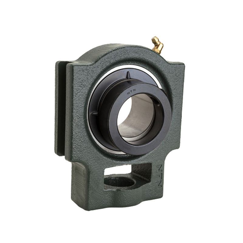 NTN UELT215D1W3 Metric Cast Iron Take Up Unit with 75mm Bore Eccentric Collar Insert - Allow 2-3 Days