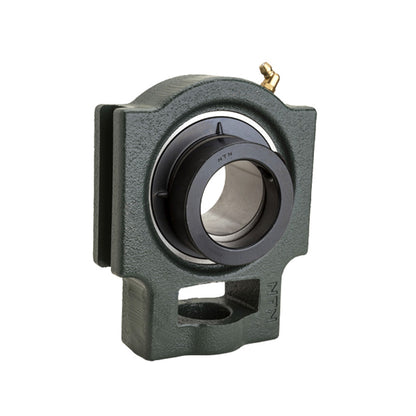 NTN UELT212D1 Metric Cast Iron Take Up Unit with 60mm Bore Eccentric Collar Insert - Allow 2-3 Days