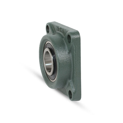 NTN UKFS326D1/H2326 Metric Four Bolt Square Cast Iron Housing Insert and Adaptor Sleeve Fits 115mm Shaft - Allow 2-3 Days